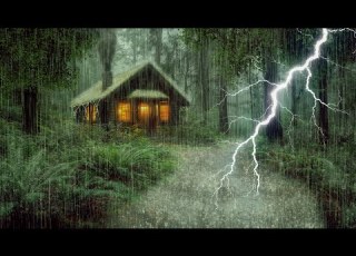  HEAVY RAIN AND THUNDER SOUNDS DEEP SLEEP Thunderstorm For Sleeping Rain Sound Comfort 2