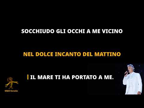 Andrea Bocelli LOVE IN PORTOFINO KARAOKE