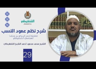 شرح نظم عمود النسب 29 س م ر ة بن ج ن د ب قصة الفرزدق مع نوار الشيخ محمد محمود الشنقيطي