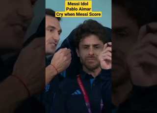  Messi Idol Pablo Aimar Cry When Messi Score Against Mexico Argentina 2 0 Mexico Qatar 2022 Messi