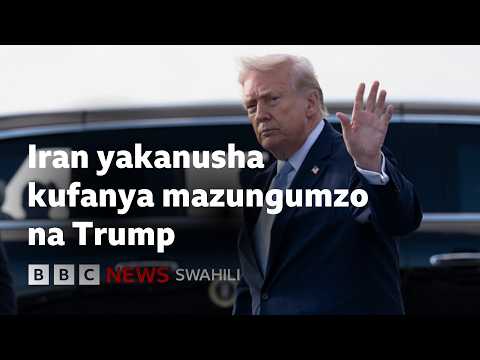 Nani Msema Kweli Iran Yakanusha Kufanya Mazungumzo Na Marekani