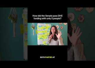 How Does The Senate Pass DHS Funding With 5 People