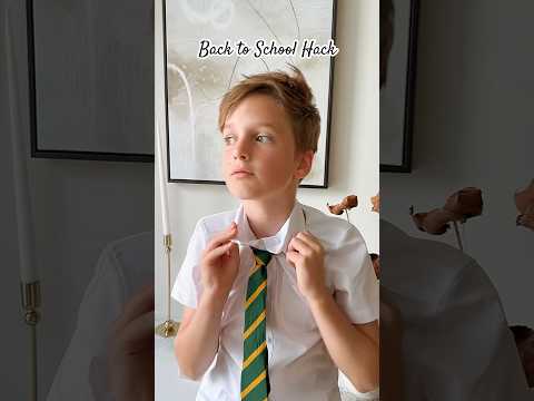 How To Tie A Tie Back To School Hack Mumhack Momhack Backtoschool