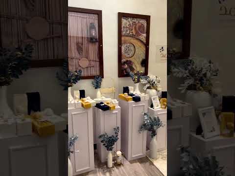 طاولة مولود بسم محمد ترتيب جميل استقبال مولود محمد