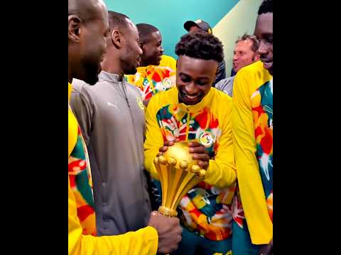 Senegal Showed Their AFCON Trophy