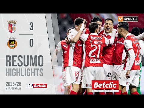 Resumo Braga 3 0 Rio Ave Liga 25 26 21