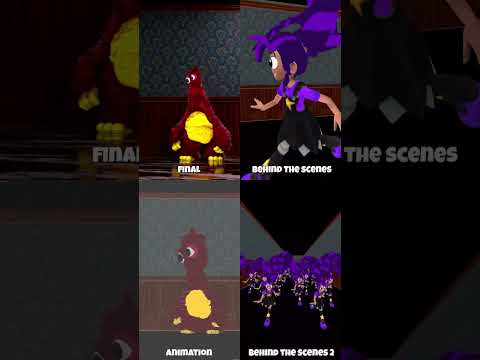 Chum Chompkins And Doey The Doughman Running From Lily Lovebraids Behind The Scenes