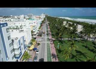  Ocean Drive Miami Beach Drone Flyover