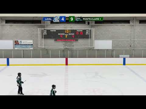 Provincial Ringuette U14 Benjamine B Benjamine B Pointe Claire 1 Vs Laval