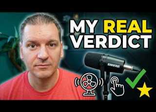  Shure MV7 Audio Quality Test Fan Noise Tapping Real World Conditions