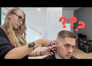 ASMR With Ukrainian Barber Viola Haircut Massage Extra Services Go To Sleep