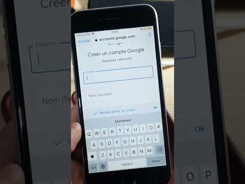 أسهل طريقة لإنشاء حساب GMAIL على هاتف IPHONE