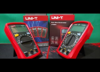  Compare Between Digital Multimeter UNI T UT33A UT33D مقارنة بين ملتيميتر UT33A و UT33D