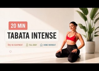  20 MIN INTENSE TABATA WORKOUT Full Body HIIT X Cardio