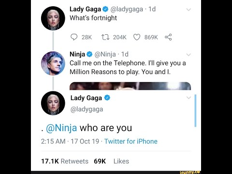 Lady Gaga Destroys Ninja