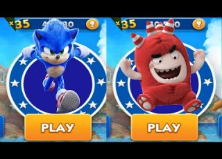 Sonic Dash Vs Oddbods Turbo Run Movie Sonic Vs All Bosses Zazz Eggman All 67 Characters Unlocked