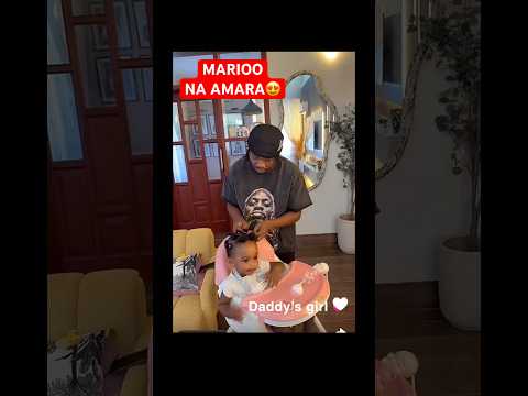MARIOO Baba Bora Kabisa Anamsuka Nywele Binti Yake Amara