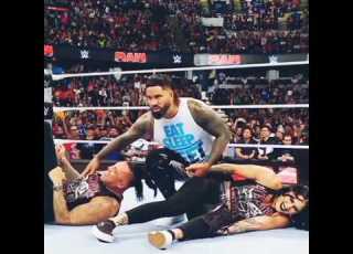 Damian Priest Save Rhea Ripley Jey Uso Saves Wwe Edit Wrestling