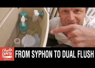 How To Replace Toilet Ball Valve Syphon With DUAL FLUSH FILL VALVE