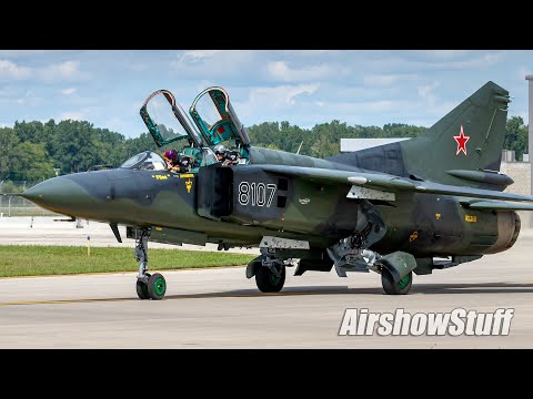 MiG 23 Final Flybys Thunder Over Michigan 2023