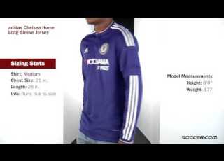 Adidas Chelsea Home Long Sleeve Jersey 15 16