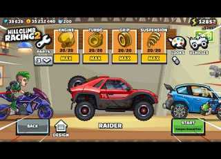 Hill Climb Racing 2 RAIDER Update GamePlay Walkthrough