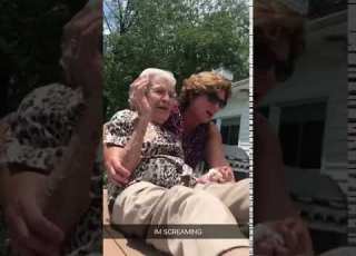  Drunk Grandma Trying To Convince Family She Not Drunk And Posing
