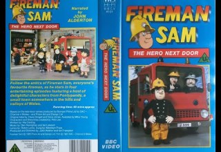 Fireman Sam The Hero Next Door VHS 1988