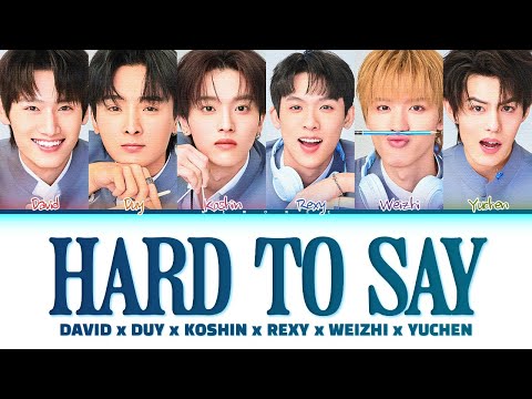 KOSHIN YU CHEN DAVID DUY WEIZHI REXY HARD TO SAY 愛你但說不出口 Original By Karencici KOSHIN YU CHEN DAVID DUY WEIZHI REXY HARD TO SAY 愛你但說不出口 Original By Karencici