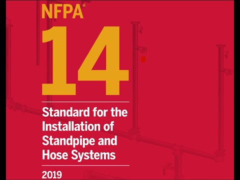 ارتفاع صندوق الحريق على حسب كود الحريق العالمي Location Of Hose Connection As Per NFPA 14