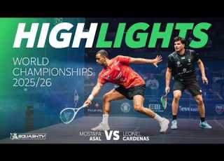 Asal V Cardenas PSA World Championships 2025 26 ROUND 3 HIGHLIGHTS
