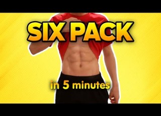 HOW TO Get A Six Pack In 5 MINUTES No Equipment At Home ABS Workout FullTimeNinja