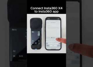 روش دوم اتصال Insta360 X4 به برنامه Insta360