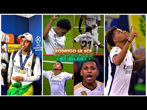 Rodrygo 4K Rare Clips Scenepack Upscale TOPAZ Football