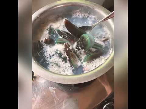 Kallummakkaya Cleaning Mussels Cleaning Easy Way