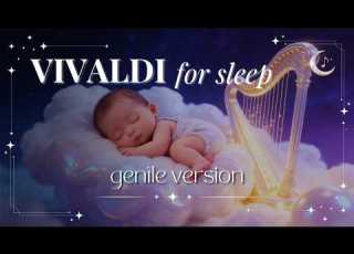  Vivaldi Winter 2nd Movement Largo Music Box Baby Sleep Black Screen 2 Hours