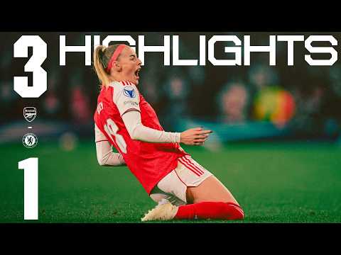 RUSSO KELLY BLACKSTENIUS GIVE US FIRST LEG LEAD HIGHLIGHTS Arsenal Vs Chelsea 3 1 UWCL