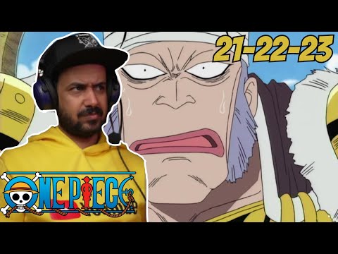 ردة فعل ملزلز على أنمي ون بيس الحلقة 21 22 23