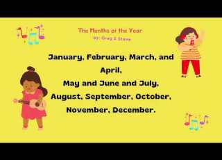 The Months Of The Year Children Songs
