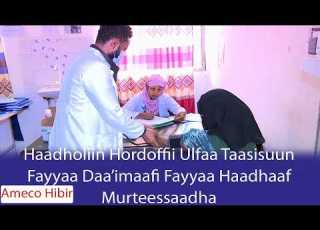 AMECO Haadholiin Hordoffii Ulfaa Taasisuun Fayyaa Daa Imaafi Fayyaa Haadhaaf Murteessaa Dha17 10 18
