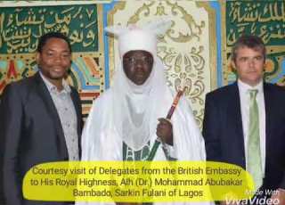  Courtesy Visit Of Delegates From The British Embassy To The Sarkin Fulani Of Lagos