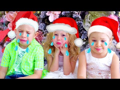 Nastya Roma And Diana Celebrate Christmas