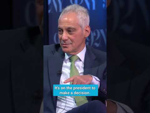 Emanuel Iran War Was Trump S Call Not Israel S GZERO World