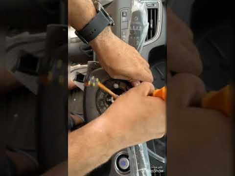 طريقة فتح وتغيير شريحة الدركسون وحل عدم ضغط الازرار بالدركسون لهونداي سوناتا ٢٠١٧