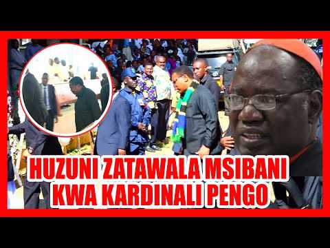 HUZUNI YA TAWALA MAKAMU WA RAIS NCHIMBI WAZIRI MKUU MWIGULU WATINGA MSIMBANI KWA KARDINALI PENGO