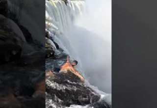 You Can Engage In The Devil S Pool Activity In Victoria Falls Zambia Travel Shorts