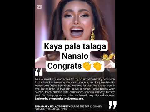 エマ ティグラオの力強いスピーチ Public Emmatiglao Celebrity Tredding Viral