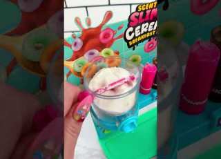 Mini DIY Slime Cereal Factory Satisfying Video ASMR Shorts Fidgets Asmr