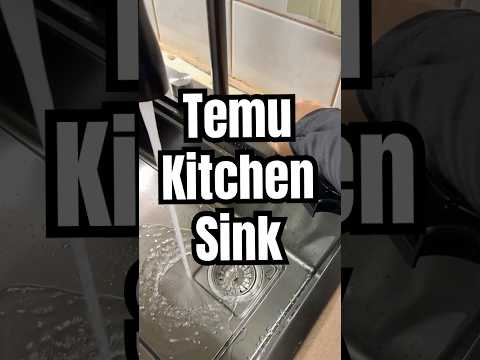 Temu Sink Install Start To Finish