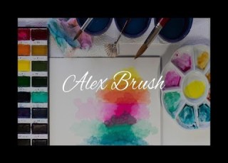 Alex Brush Font Elegant Handwritten Script Font